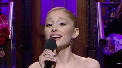 Ariana Grande's Britney Spears Impression Is Far From 'Low-Key' In 'SNL' Opening Monologue