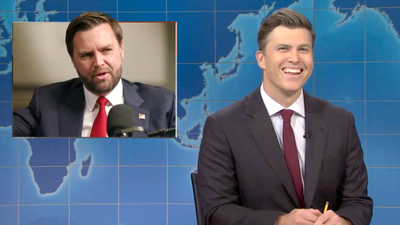 Colin Jost Trolls JD Vance Over Dancing Around 2020 Election Question On 'Weekend Update'