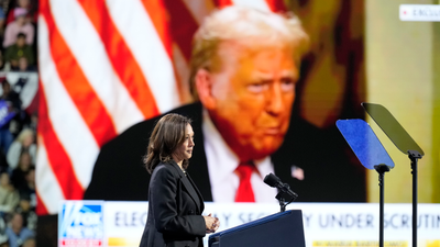 Kamala Harris Surprises Rallygoers With Damning Video Of Donald Trump