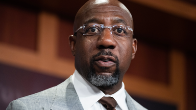 Sen. Raphael Warnock Urges Black Men To Consider This Trump Chapter Before Voting